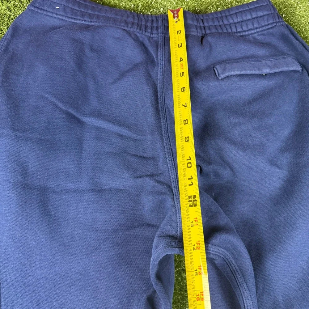 Nike Mens Fleece Joggers Navy Blue Tapered‎ Sweatpants XL Embroidered Swoosh